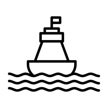 Simge vektör çizim şamandıra 