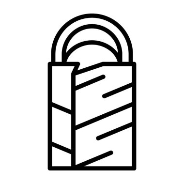 ikon vektör illüstrasyonunu kilitle