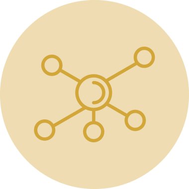 şebeke. Web simgesi basit illüstrasyon