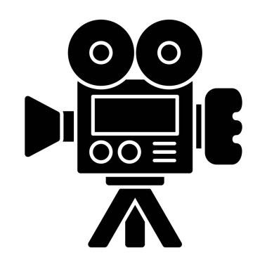 Web için sinema ikonu vektör simgesi