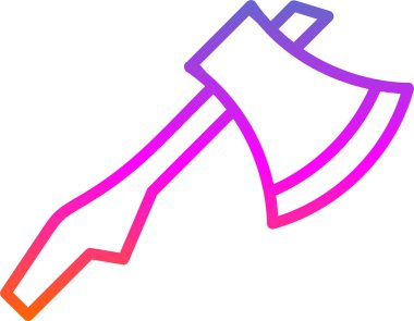 Vektör Tasarımı Axe Simgesi Biçimi