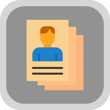 Kart. Web simgesi basit illüstrasyon