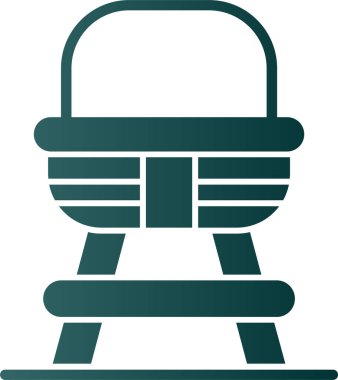 Modern b 'nin vektör illüstrasyonu eksik simgesi