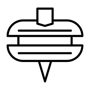 hotdog fast food, vektör illüstrasyon