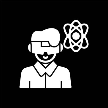 Bilim adamının vektör illüstrasyonu