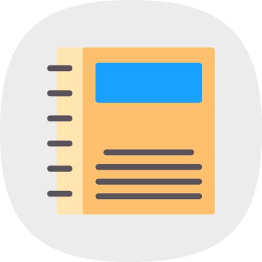 belge simgesi, vektör çizimi