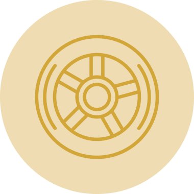 Japon kağıt hayran ikonu. vektör illüstrasyonu