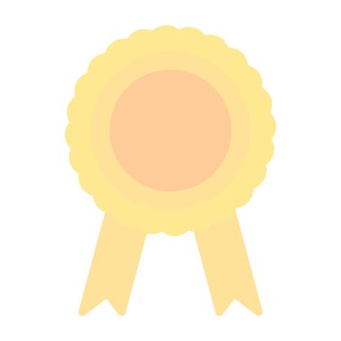 Madalya. Web simgesi basit illüstrasyon