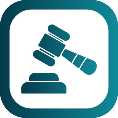 kanun simgesi, vektör illüstrasyonu