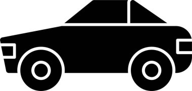 Otomobil araç simgesi Taslak biçiminde