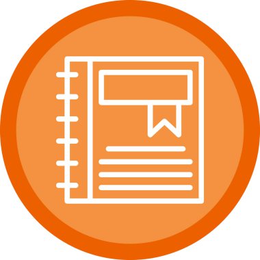 belge simgesi vektör illüstrasyonu