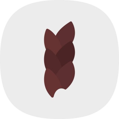 Tüy ikonu. vektör illüstrasyonu