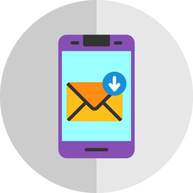 e- posta ileti vektörü simgesi