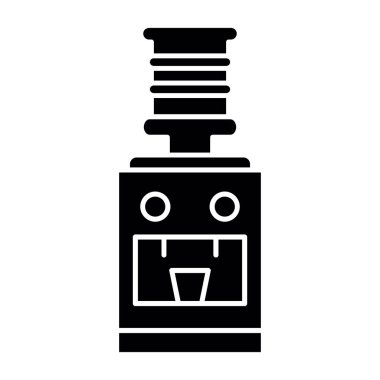 Çizgi film robot simgesinin vektör çizimi