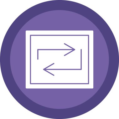 Web simgesi, vektör illüstrasyonunu tekrarla