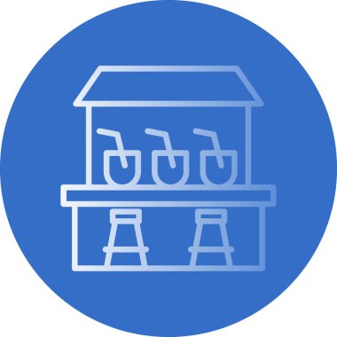 Gıda simgesinin vektör illüstrasyonu