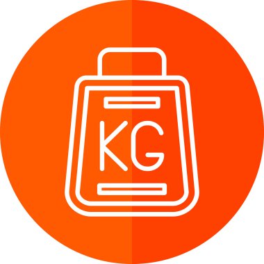 Tek bir izole simgenin vektör illüstrasyonu
