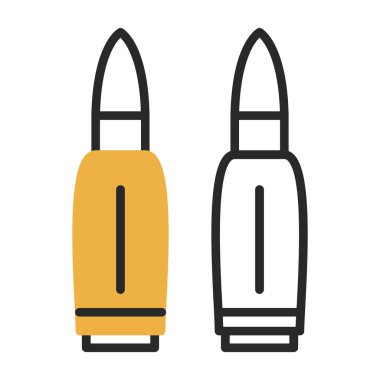 iki renkli kalem simgesi, satır biçimi