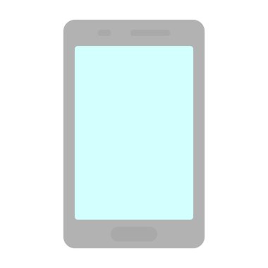 Arkaplanda akıllı telefon simgesi izole edildi. Web sitesi, uygulama, cep telefonu sembolü ve akıllı telefon logosu için son moda telefon şablonu