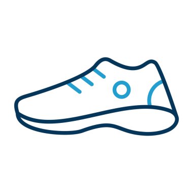 spor ayakkabı kutsal kişilerin resmi, vektör çizim