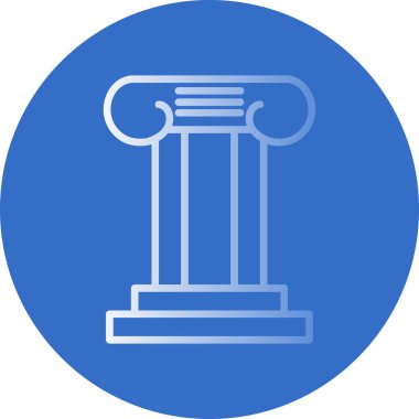 Sütun. Web simgesi basit illüstrasyon