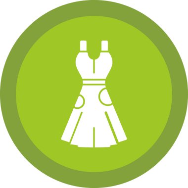 elbise simgesi, vektör illüstrasyonu basit tasarım