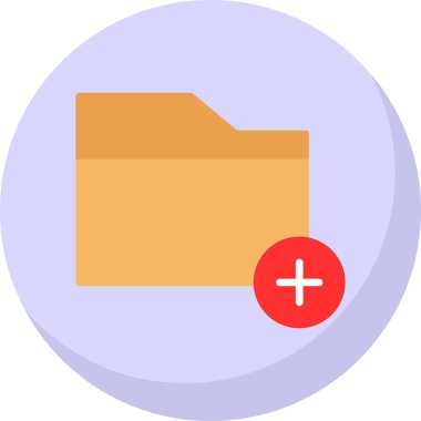 klasör web simgesi, vektör çizim