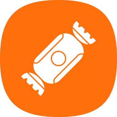 Şeker simgesinin vektör illüstrasyonu 