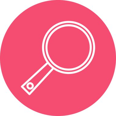 Düz arama simgesi vektör illüstrasyonu