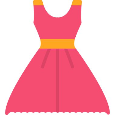 Elbise. Web simgesi basit illüstrasyon 