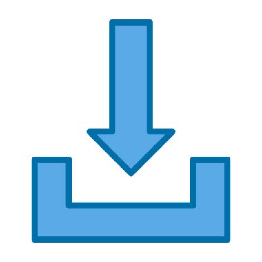 İndir. Web simgesi basit illüstrasyon