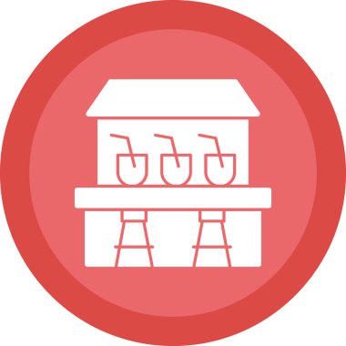 Mağaza. Web simgesi basit illüstrasyon