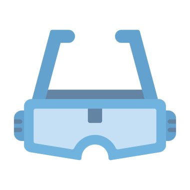 Artırılmış Gerçeklik Gözlüğü simgesinin vektör çizimi