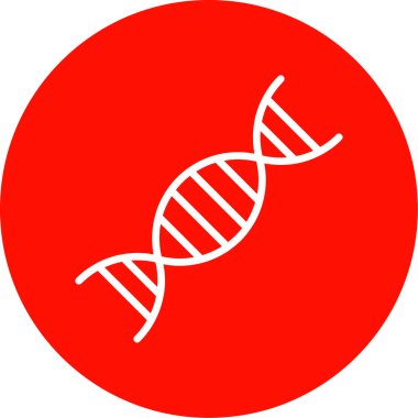 dna. Web simgesi basit illüstrasyon 