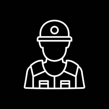 Modern b 'nin vektör illüstrasyonu polis ikonundan yoksun