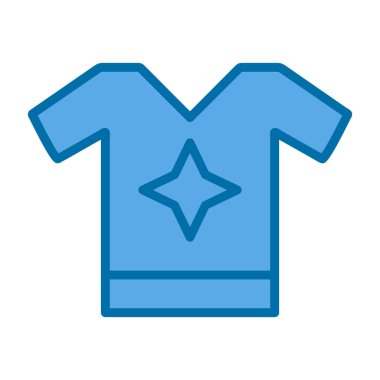 t-shirt simgesi, vektör illüstrasyonu basit tasarım