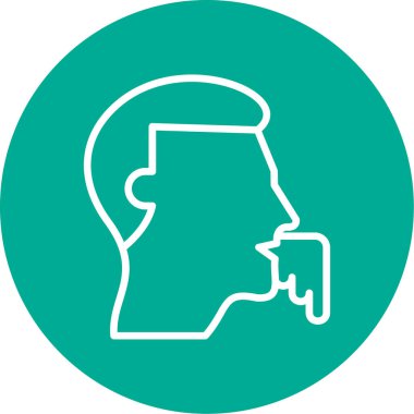 baş vektör simgesi modern illüstrasyon