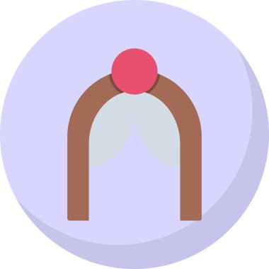 Bir insan simgesinin vektör illüstrasyonu