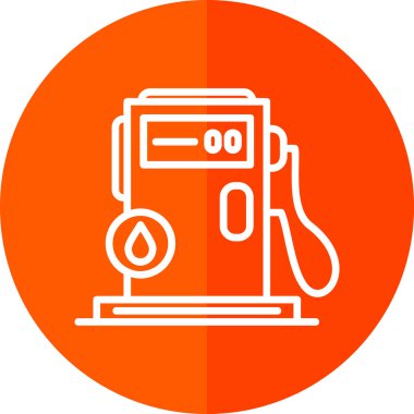 Simge vektör çizim gaz sobası