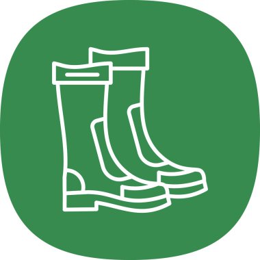 Welly bot simgesi, vektör illüstrasyon tasarımı