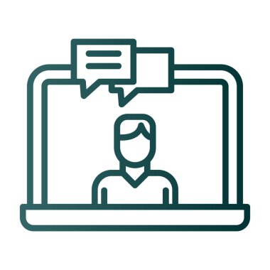 çevrimiçi eğitim ikonu vektör illüstrasyon grafik tasarımı