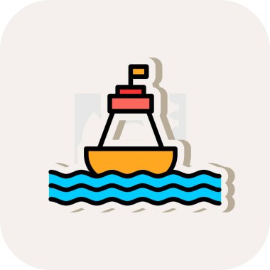 Simge vektör çizim şamandıra 