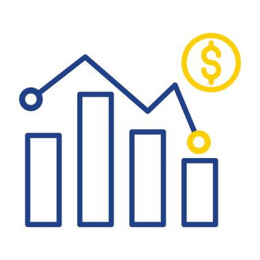 Ölçümleme, iş analizi vektör çizgisi simgesi