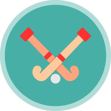 Modern Hokey simgesinin vektör çizimi                          