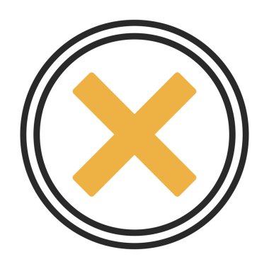 Haç. Web simgesi basit illüstrasyon