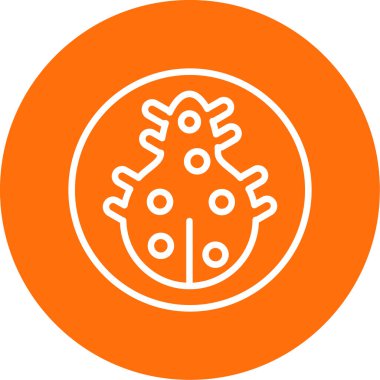 Virüs ikonu vektör illüstrasyonu