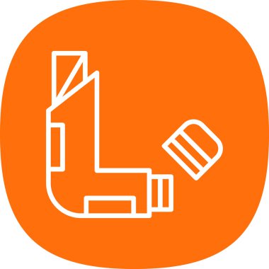 Bir kalem simgesinin vektör illüstrasyonu