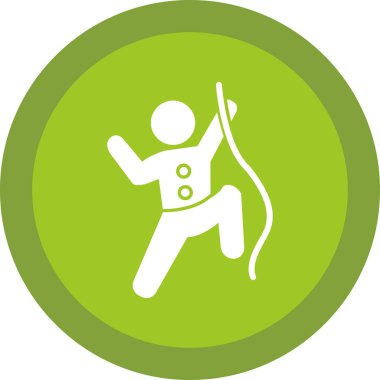 Web simgesi vektör illüstrasyonuna tırmanılıyor