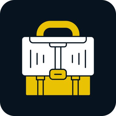  Evrak Çantası'nı web simge vektör çizim 