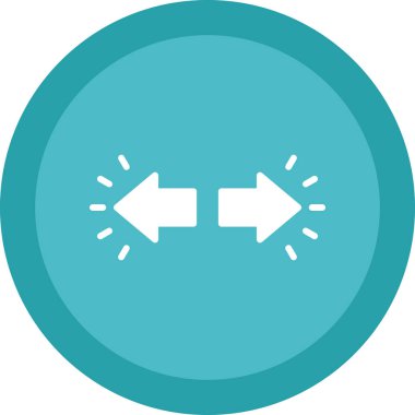 Düz biçimli ok yönü simgesi